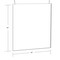 Azar Displays 30"W x 40"H Hanging Poster Frame. 172740 - alternate 2